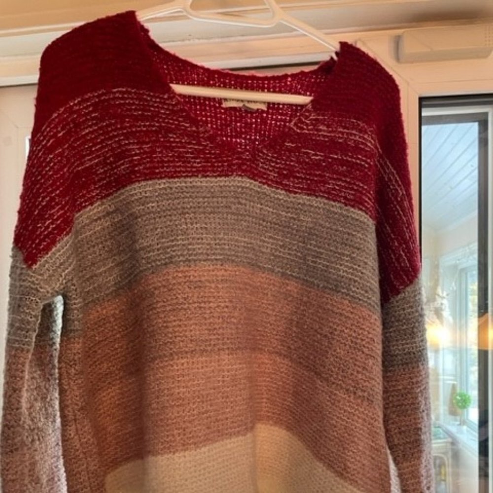 Knox Rose Women's Size XL V-Neck Pullover Sweater